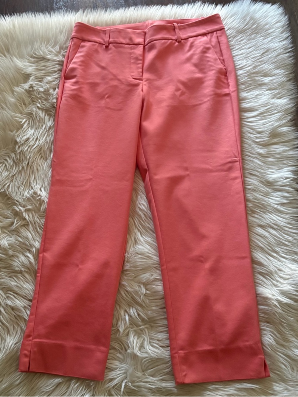 Chico’s Coral Pink Cropped Dress Pants
